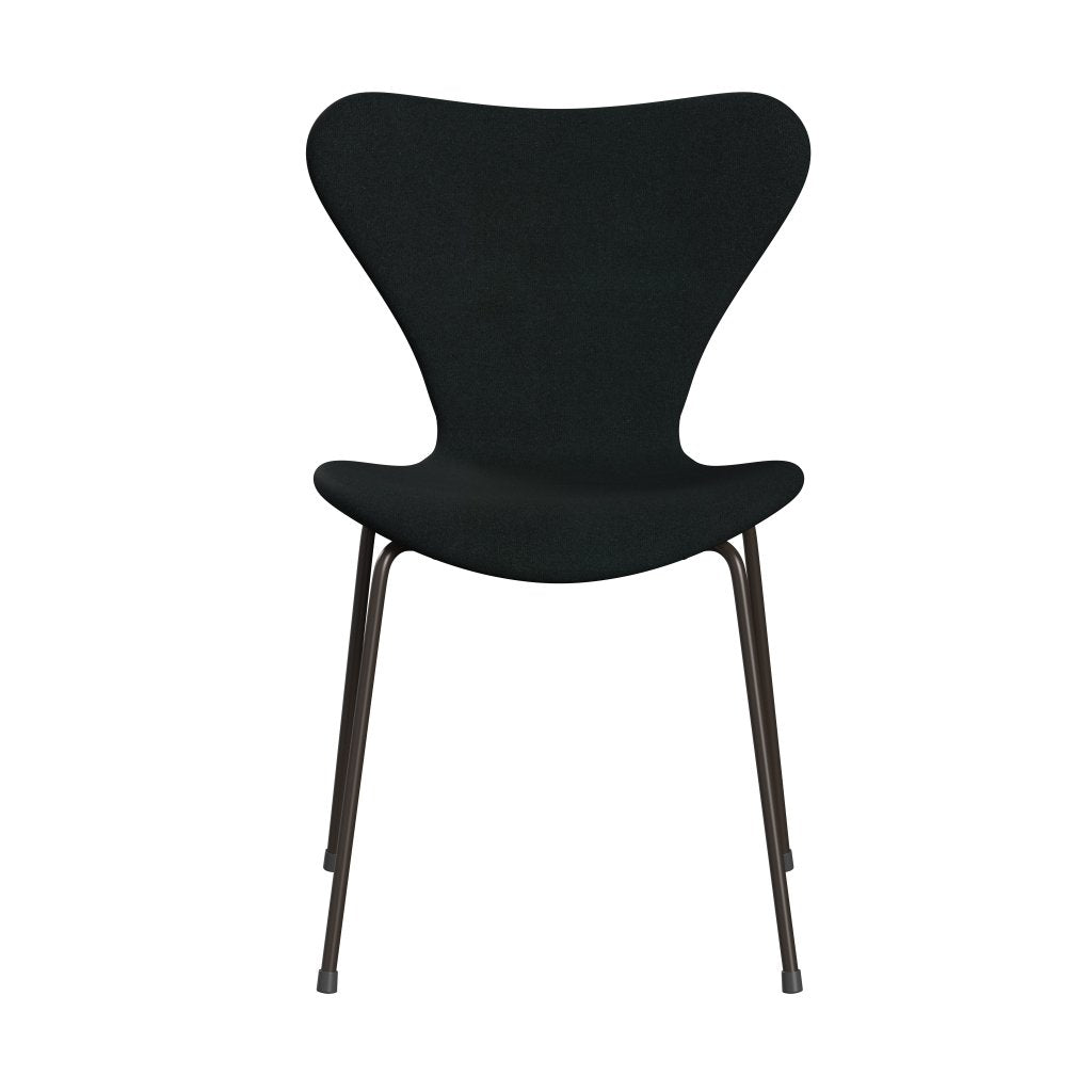 [product_category]-Fritz Hansen 3107 Chair Full Upholstery, Brown Bronze/Tonus Black-Fritz Hansen-3107FU-TON128-DBPC-FRI-1