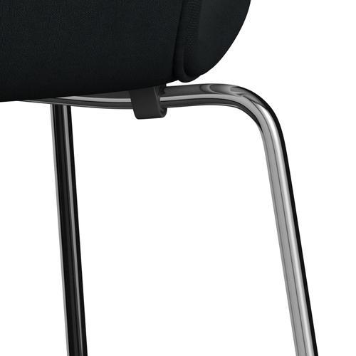 [product_category]-Fritz Hansen 3107 Chair Full Upholstery, Chrome/Remix Black (Rem296)-Fritz Hansen-3107FU-REM296-CST-FRI-7