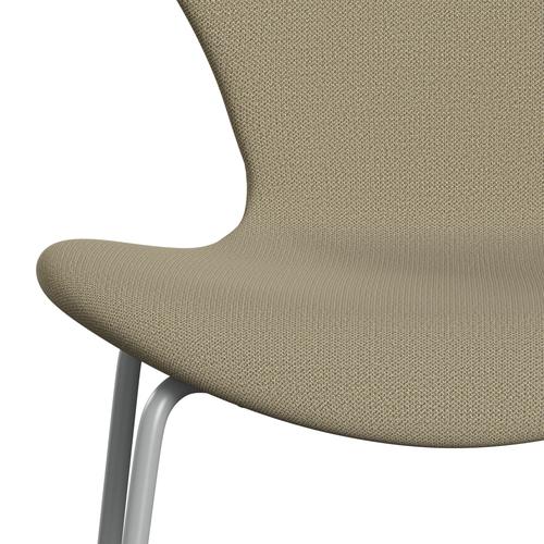 [product_category]-Fritz Hansen 3107 Chair Full Upholstery, Nine Grey/Capture Sand Colours-Fritz Hansen-3107FU-CP5102-DRNIGR-FRI-6