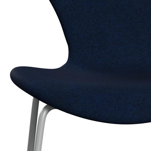 [product_category]-Fritz Hansen 3107 Chair Full Upholstery, Nine Grey/Divina Melange Navy Dark-Fritz Hansen-3107FU-DIM777-DRNIGR-FRI-6