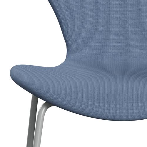 [product_category]-Fritz Hansen 3107 Chair Full Upholstery, Nine Grey/Fame Grey Blue-Fritz Hansen-3107FU-F66130-DRNIGR-FRI-6