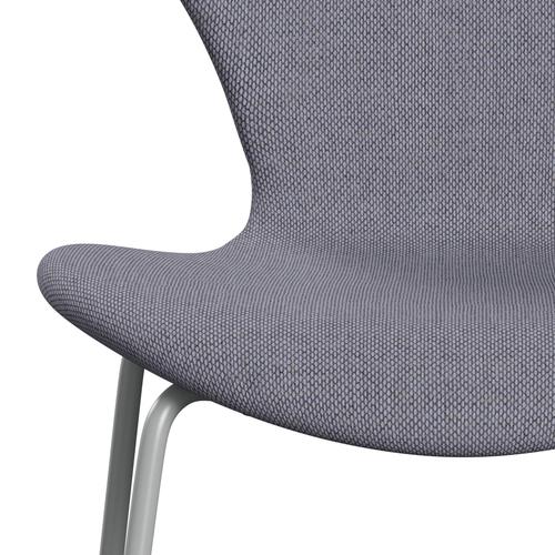 [product_category]-Fritz Hansen 3107 Chair Full Upholstery, Nine Grey/Re Wool Lavender/Natural-Fritz Hansen-3107FU-REW658-DRNIGR-FRI-6