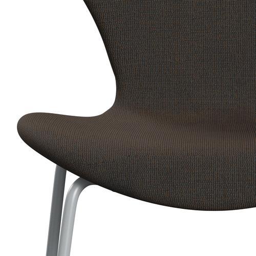 [product_category]-Fritz Hansen 3107 Chair Full Upholstery, Silver Grey/Canvas Grey Blue-Fritz Hansen-3107FU-CA0854-SIGREY-FRI-6