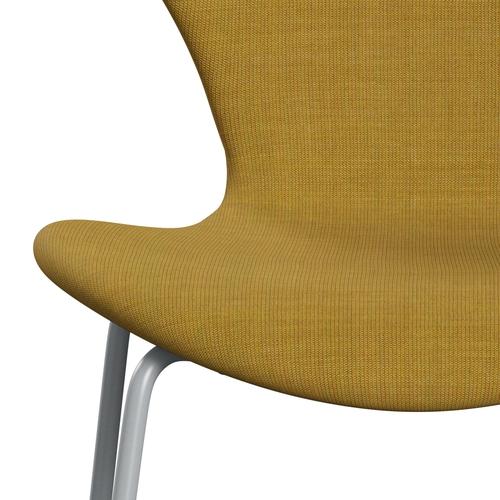 [product_category]-Fritz Hansen 3107 Chair Full Upholstery, Silver Grey/Canvas Mustard-Fritz Hansen-3107FU-CA0446-SIGREY-FRI-6