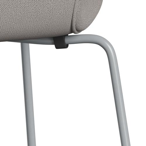 [product_category]-Fritz Hansen 3107 Chair Full Upholstery, Silver Grey/Capture Warm Grey Light-Fritz Hansen-3107FU-CP4101-SIGREY-FRI-7