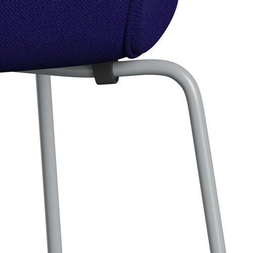 [product_category]-Fritz Hansen 3107 Chair Full Upholstery, Silver Grey/Hallingdal Violet Dark-Fritz Hansen-3107FU-HAL763-SIGREY-FRI-7