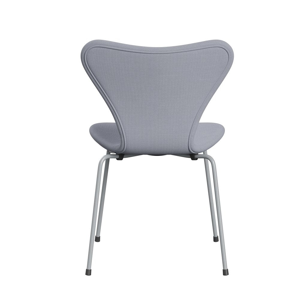 [product_category]-Fritz Hansen 3107 Chair Full Upholstery, Silver Grey/Steelcut Mouse Grey-Fritz Hansen-3107FU-STI120-SIGREY-FRI-4