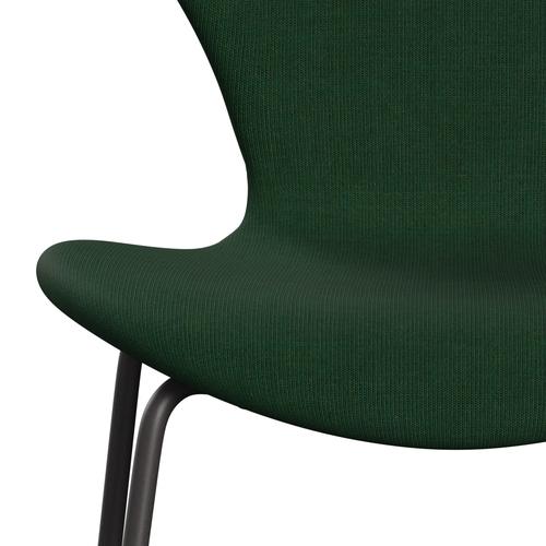 [product_category]-Fritz Hansen 3107 Chair Full Upholstery, Warm Graphite/Canvas Grass Green-Fritz Hansen-3107FU-CA0946-WARGRA-FRI-6