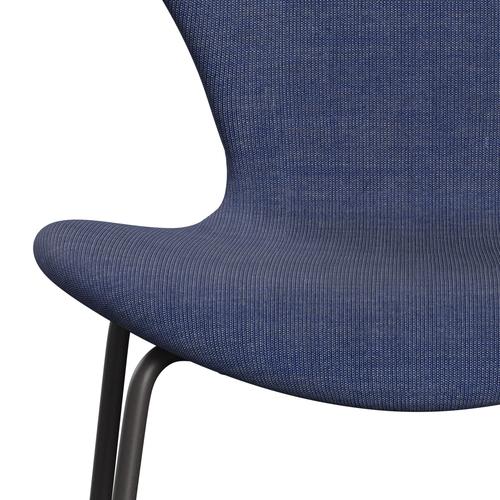 [product_category]-Fritz Hansen 3107 Chair Full Upholstery, Warm Graphite/Canvas Washed Blue-Fritz Hansen-3107FU-CA0726-WARGRA-FRI-6