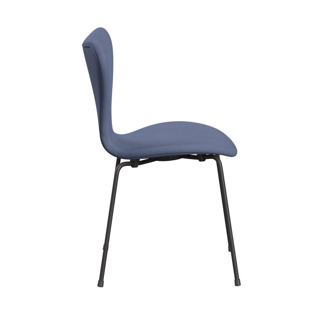 [product_category]-Fritz Hansen 3107 Chair Full Upholstery, Warm Graphite/Christianshavn Light Blue Plain-Fritz Hansen-3107FU-CH1151-WARGRA-FRI-3