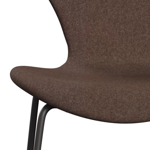 [product_category]-Fritz Hansen 3107 Chair Full Upholstery, Warm Graphite/Divina Md Hazelnut-Fritz Hansen-3107FU-DMD363-WARGRA-FRI-6