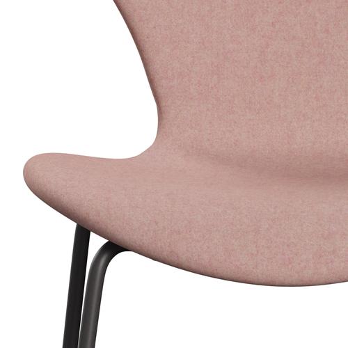 [product_category]-Fritz Hansen 3107 Chair Full Upholstery, Warm Graphite/Divina Md Soft Pink-Fritz Hansen-3107FU-DMD613-WARGRA-FRI-6