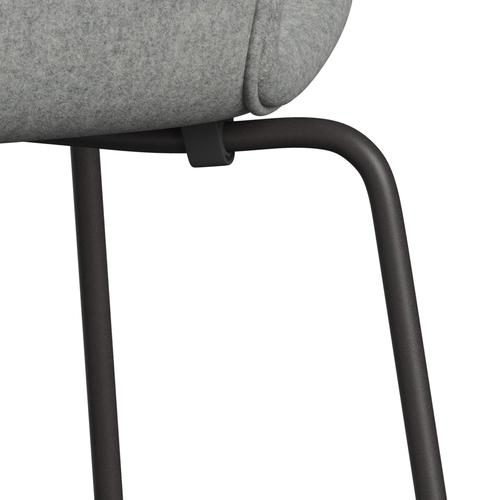 [product_category]-Fritz Hansen 3107 Chair Full Upholstery, Warm Graphite/Divina Melange Light Grey-Fritz Hansen-3107FU-DIM120-WARGRA-FRI-7