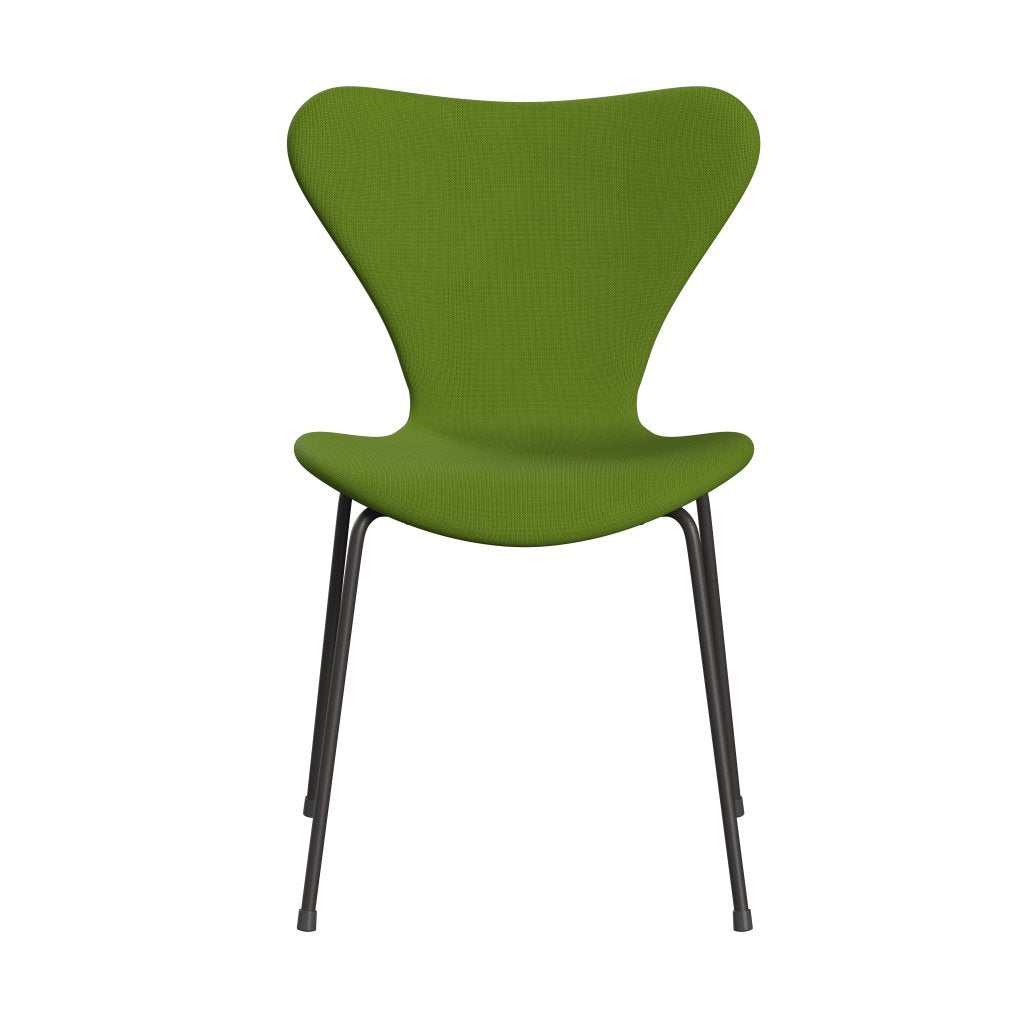 [product_category]-Fritz Hansen 3107 Chair Full Upholstery, Warm Graphite/Fame Green-Fritz Hansen-3107FU-F68035-WARGRA-FRI-1