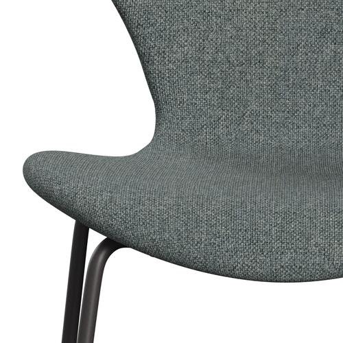 [product_category]-Fritz Hansen 3107 Chair Full Upholstery, Warm Graphite/Hallingdal Grey-Fritz Hansen-3107FU-HAL130-WARGRA-FRI-6