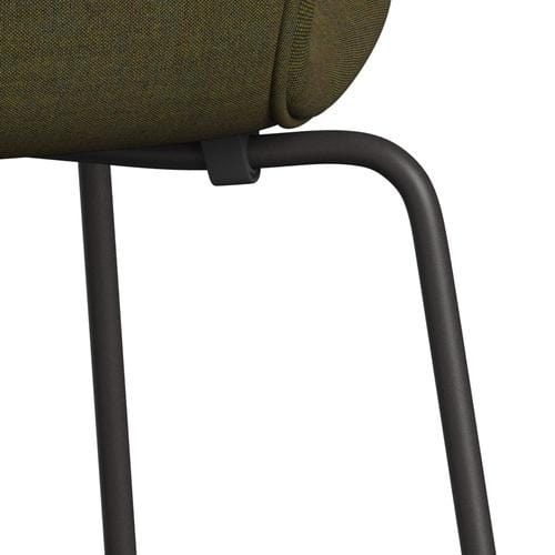 [product_category]-Fritz Hansen 3107 Chair Full Upholstery, Warm Graphite/Remix Army Green-Fritz Hansen-3107FU-REM842-WARGRA-FRI-7