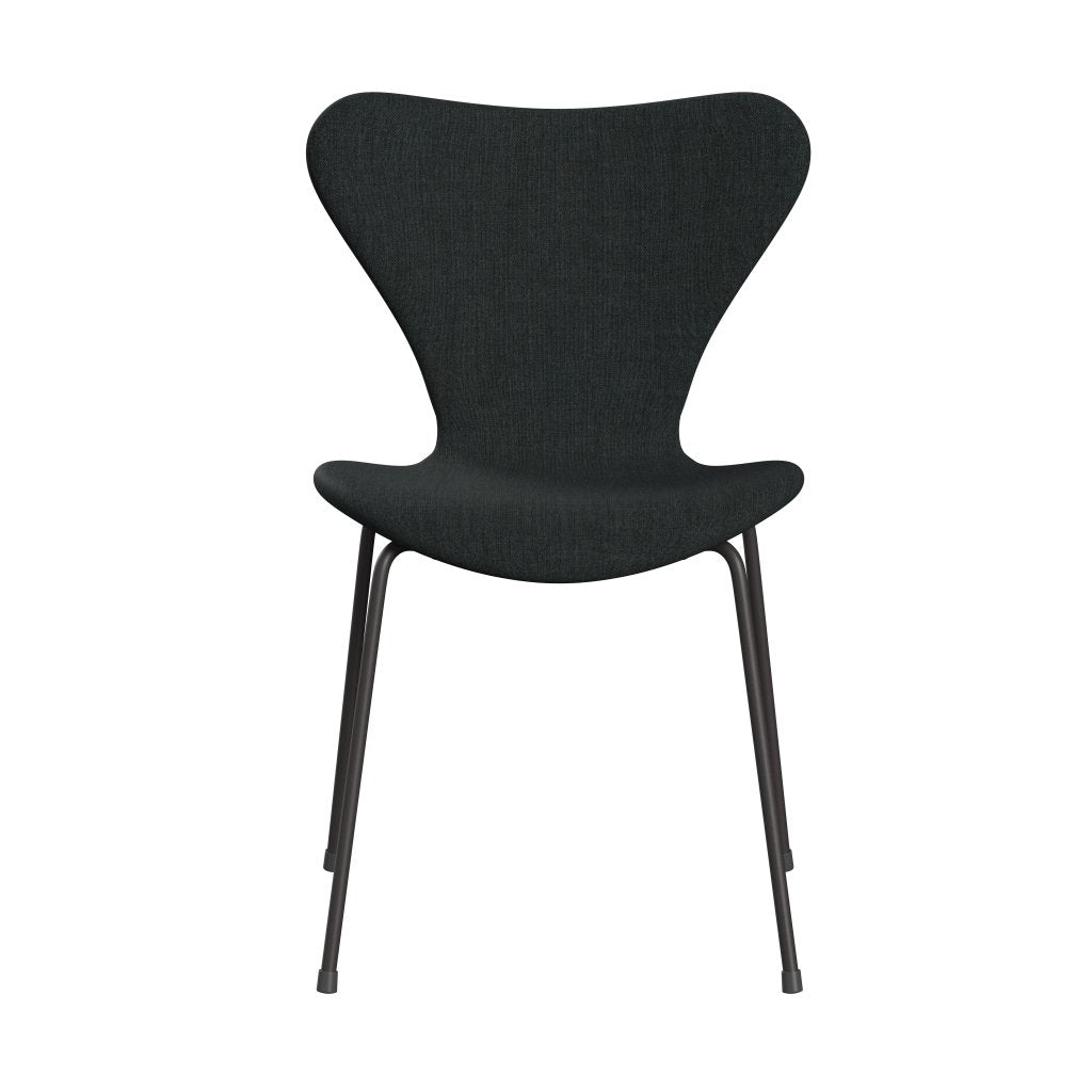 [product_category]-Fritz Hansen 3107 Chair Full Upholstery, Warm Graphite/Remix Dark Blue Grey-Fritz Hansen-3107FU-REM173-WARGRA-FRI-1