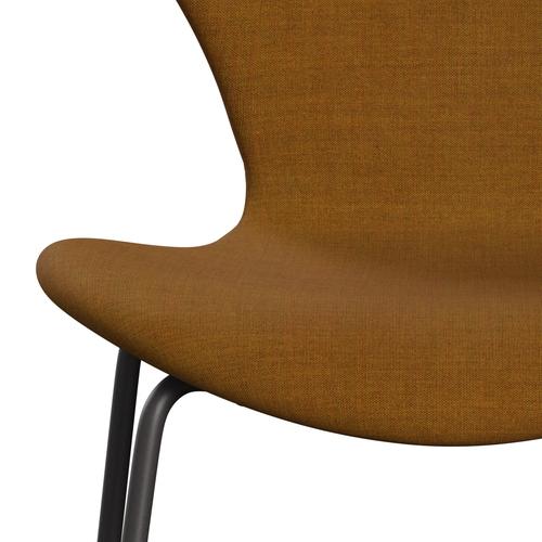 [product_category]-Fritz Hansen 3107 Chair Full Upholstery, Warm Graphite/Remix Gold Ochre-Fritz Hansen-3107FU-REM422-WARGRA-FRI-6