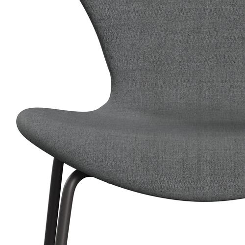 [product_category]-Fritz Hansen 3107 Chair Full Upholstery, Warm Graphite/Remix Grey (Rem143)-Fritz Hansen-3107FU-REM143-WARGRA-FRI-6