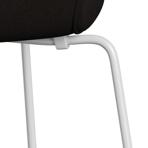 [product_category]-Fritz Hansen 3107 Chair Full Upholstery, White/Divina Dark Brown (Div384)-Fritz Hansen-3107FU-DIV384-DRWH-FRI-7