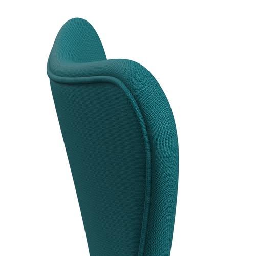 [product_category]-Fritz Hansen 3107 Chair Full Upholstery, White/Fame Green Turquoise-Fritz Hansen-3107FU-F67067-DRWH-FRI-5