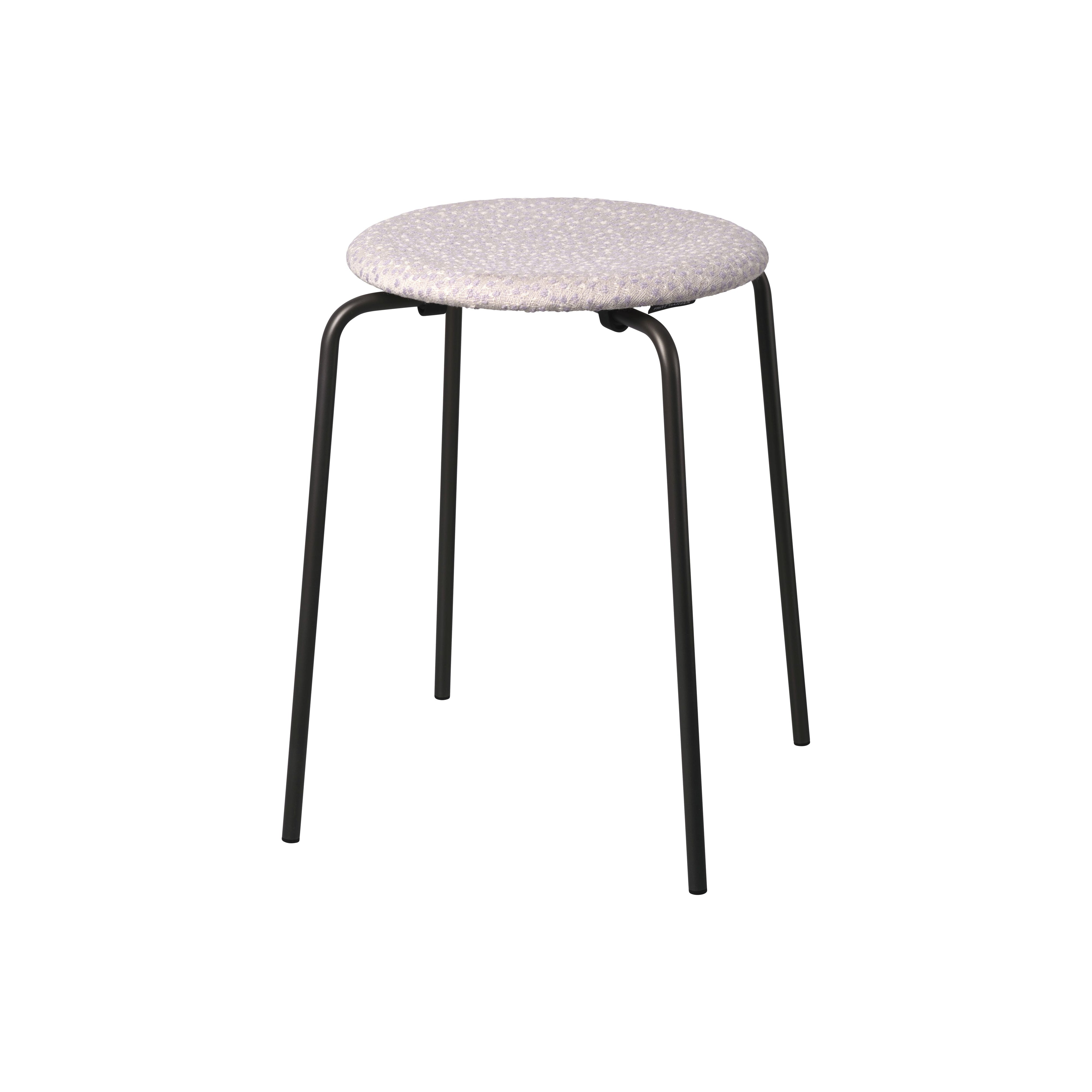 [product_category]-Fritz Hansen Dot Stool, Ria 111/Warm Graphite-Fritz Hansen-5704890401125-840112-FRI-5