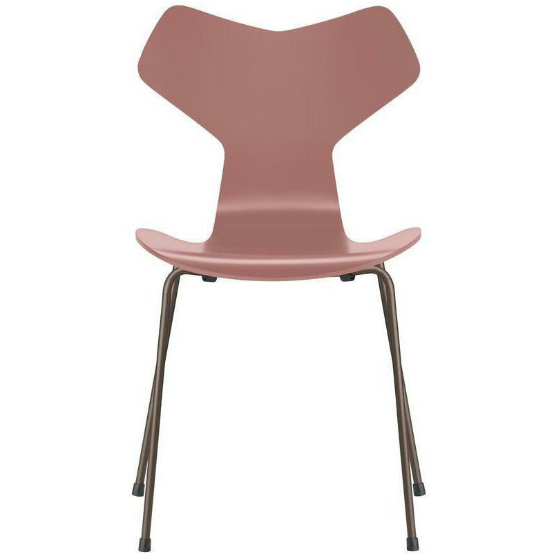 Fritz Hansen Grand Prix Stol Lakeret Wild Rose Skald, Brown Bronze Ben