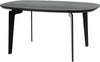 Fritz Hansen Join Kaffebord 76 cm, Sortlakeret Eg 