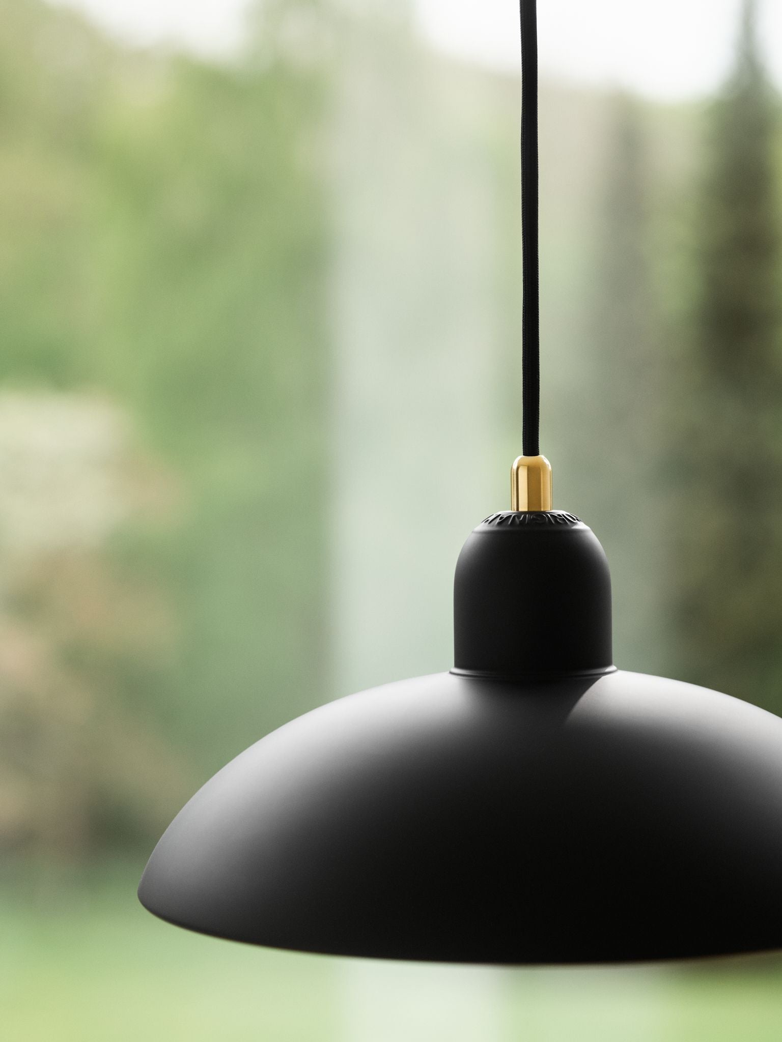 [product_category]-Fritz Hansen Kaiser Idell 6631 P Pendant Lamp, Black Matt/Brass-Fritz Hansen-5702370000936-14721208-FRI-4