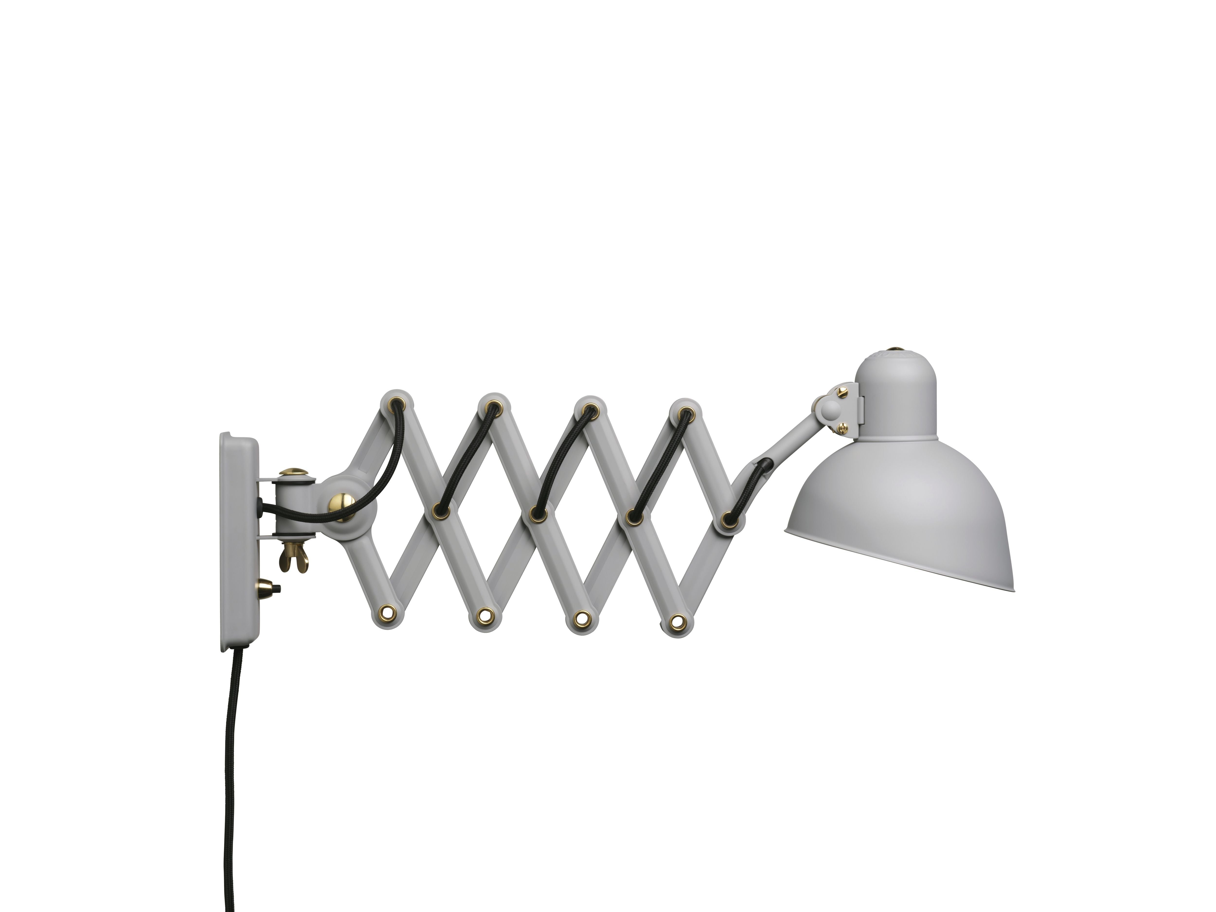 [product_category]-Fritz Hansen Kaiser Idell Wall Lamp, Easy Grey-Fritz Hansen-5702370000974-13721612-FRI-1