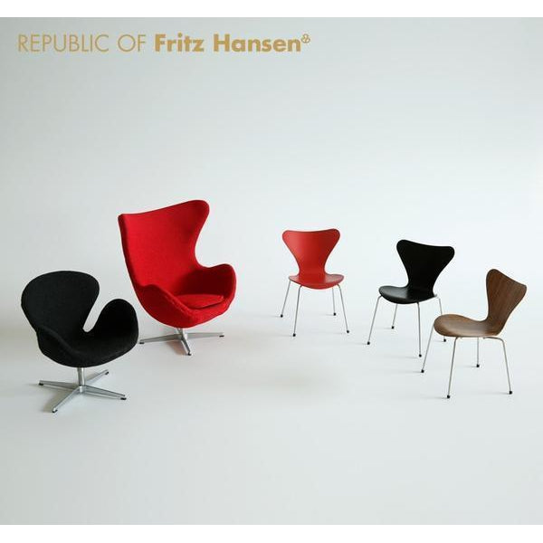 [product_category]-Fritz Hansen Miniature Chair Egg, Red-Fritz Hansen-5704890400517-840051-FRI-3