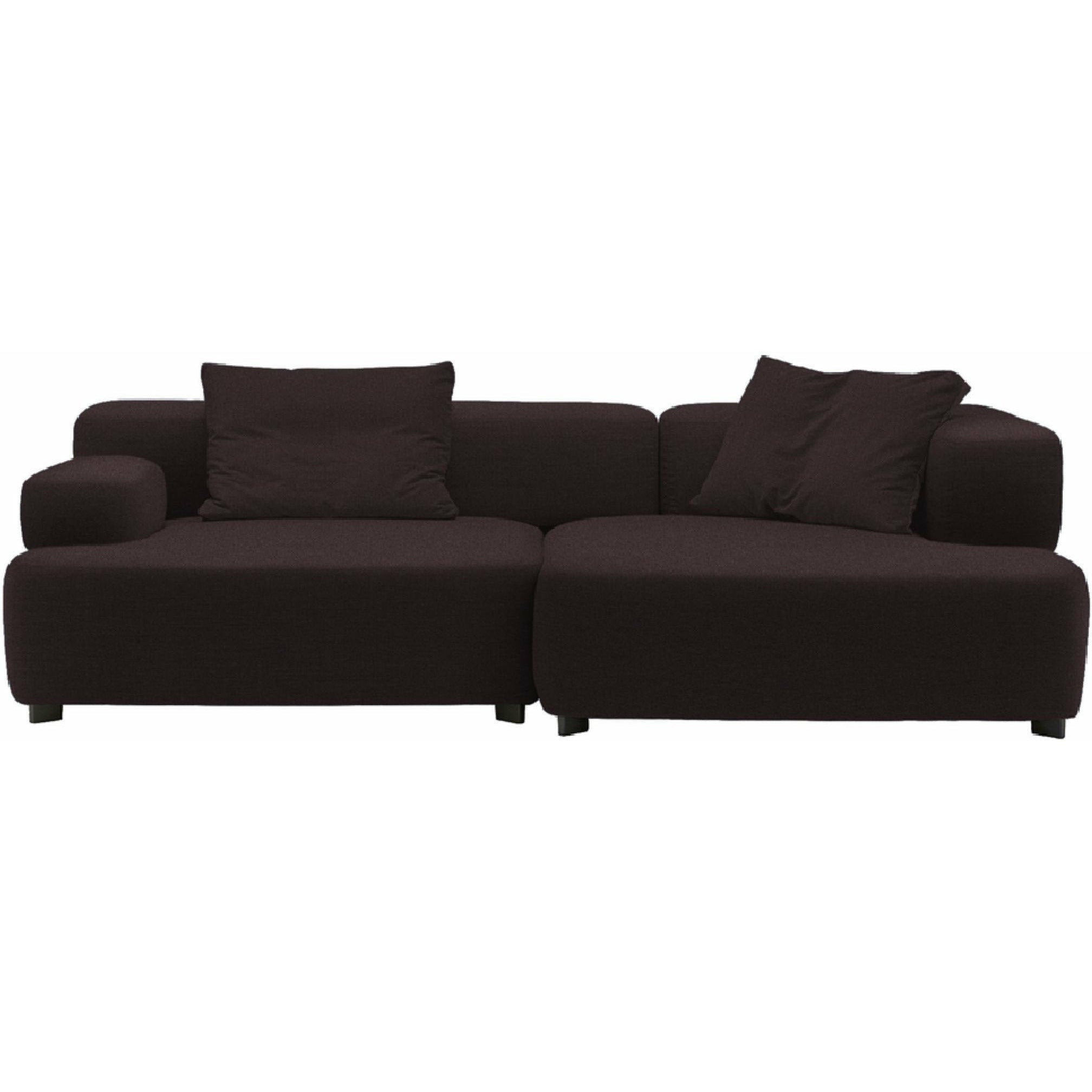 Fritz Hansen PL240-3 Alphabet 2-Personers Sofa Christianshavn, Dark Red Uni