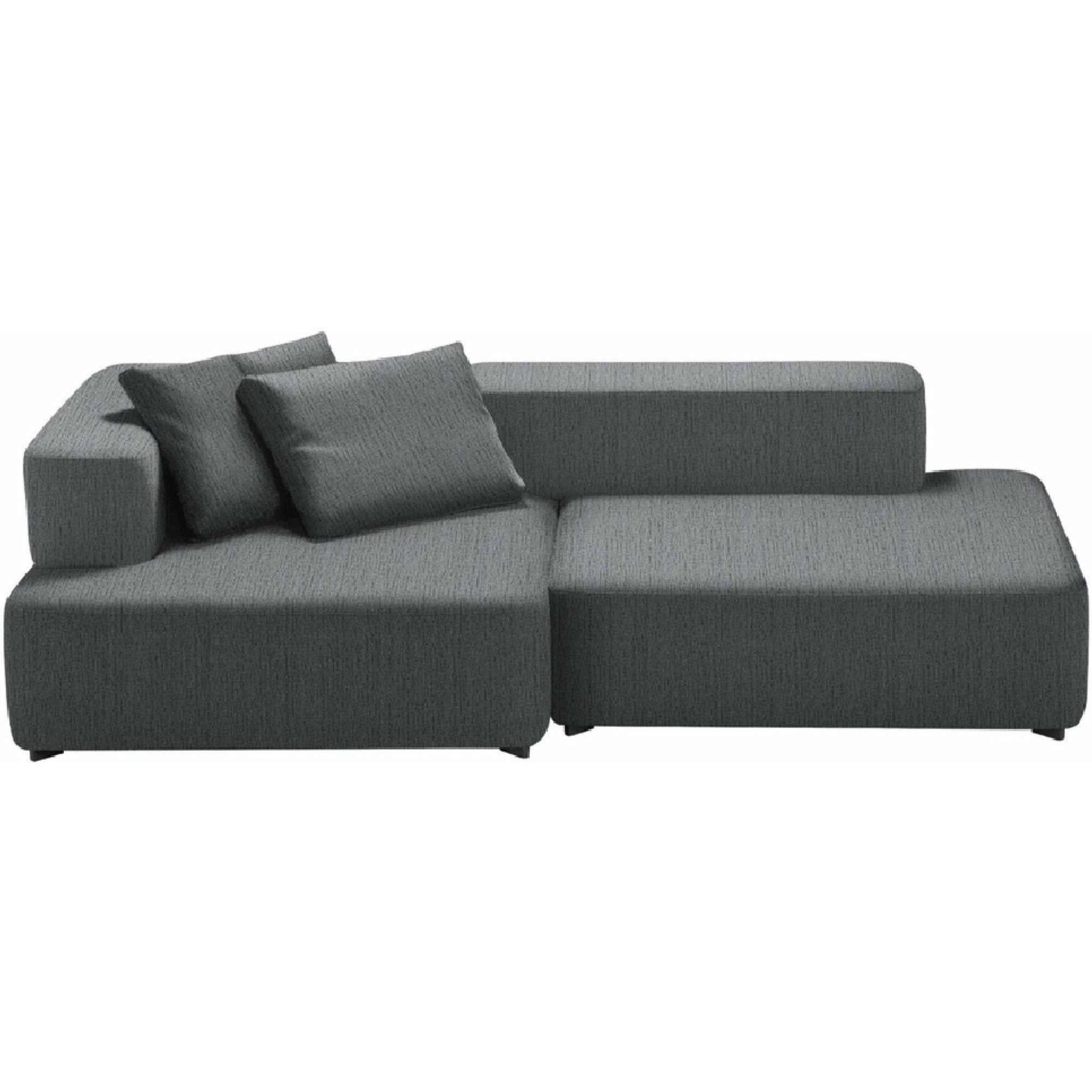 Fritz Hansen PL240-4 ALFABET 2-PERSONS SOFA CHRISTIANSHAVN, ljusgrå