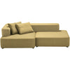 Fritz Hansen PL240-4 Alphabet 2-Personers Sofa Christianshavn, Gul