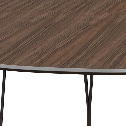 [product_category]-Fritz Hansen Superellipse Dining Table Brown Bronze/Walnut Veneer, 240x120 Cm-Fritz Hansen-B614-WAL001-SPAL-DBPC-FRI-4