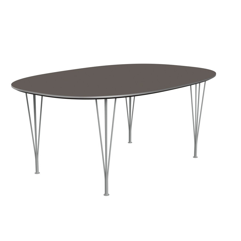 [product_category]-Fritz Hansen Superellipse Dining Table Nine Grey/Grey Fenix Laminates, 180x120 Cm-Fritz Hansen-B613-FXGRL-SPAL-DRNIGR-FRI-2