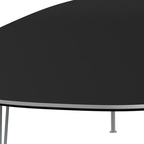 [product_category]-Fritz Hansen Superellipse Dining Table Silvergrey/Black Fenix Laminates, 300x130 Cm-Fritz Hansen-B617-FXBLL-SPAL-SIGREY-FRI-4