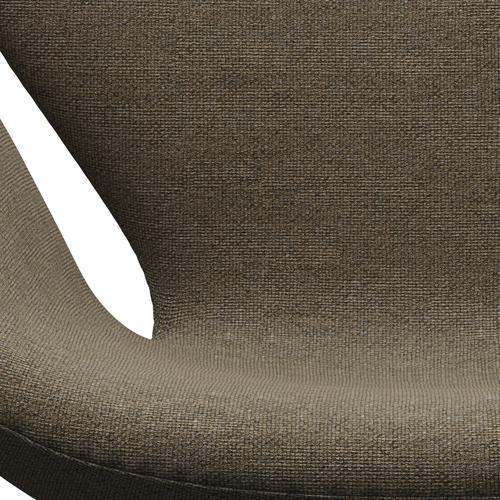 [product_category]-Fritz Hansen Swan Lounge Chair, Black Lacquered/Hallingdal Grey/Brown-Fritz Hansen-3320-HAL227-BLLA-FRI-6