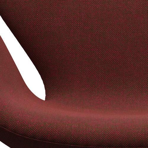 [product_category]-Fritz Hansen Swan Lounge Chair, Black Lacquered/Hallingdal Red/Green-Fritz Hansen-3320-HAL660-BLLA-FRI-6