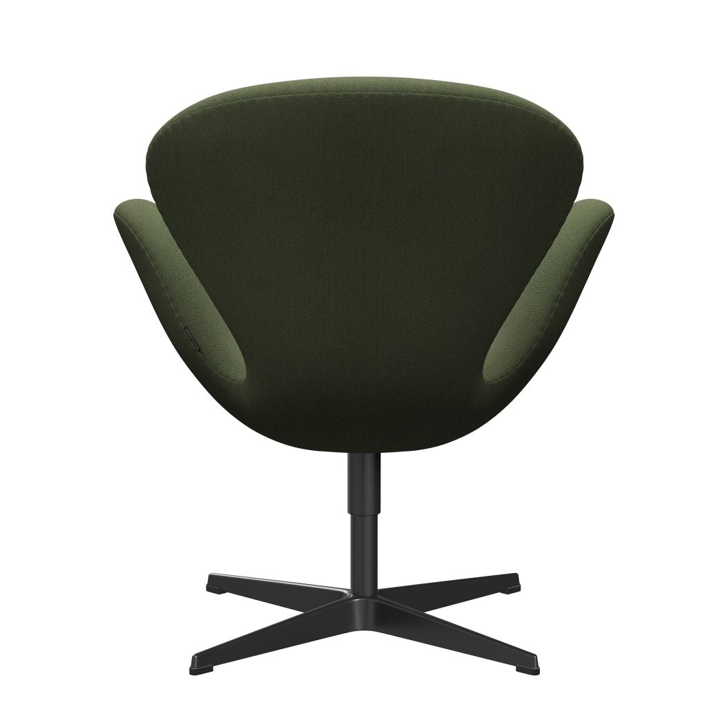 [product_category]-Fritz Hansen Swan Lounge Chair, Black Lacquered/Steelcut Trio Soft Green-Fritz Hansen-3320-STR946-BLLA-FRI-4