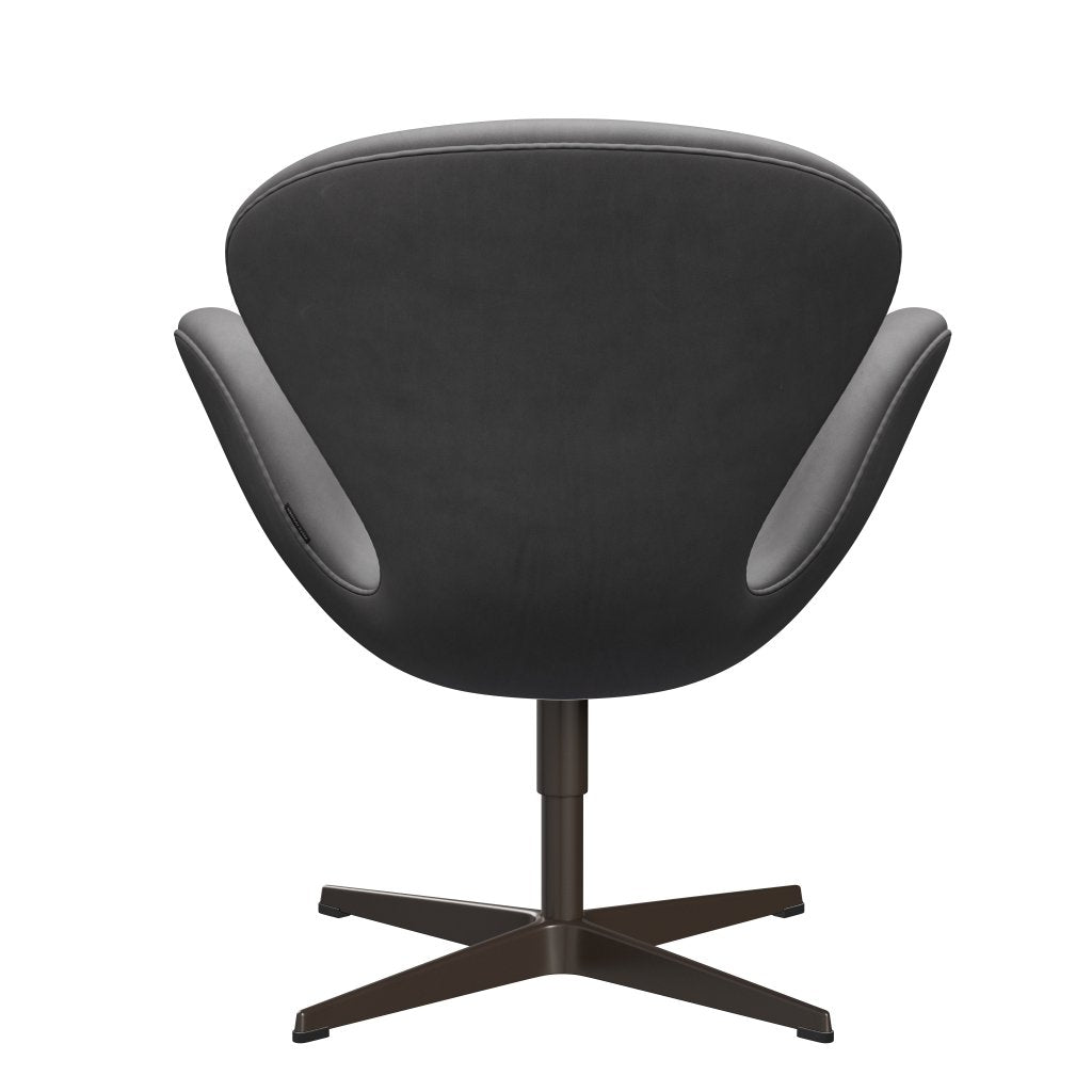 [product_category]-Fritz Hansen Swan Lounge Chair, Brown Bronze/Embrace Chocolate-Fritz Hansen-3320-SECONC-BBBASE-FRI-4