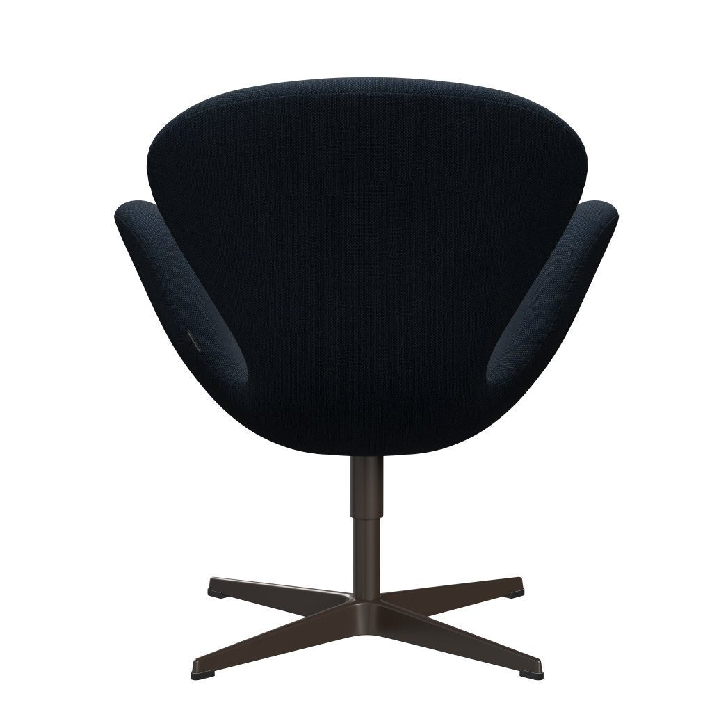 [product_category]-Fritz Hansen Swan Lounge Chair, Brown Bronze/Sunniva Dark Blue-Fritz Hansen-3320-SV192-BBBASE-FRI-4