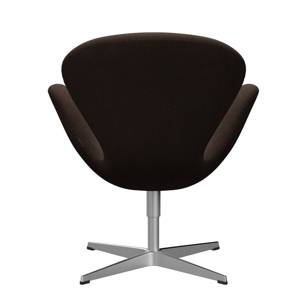 [product_category]-Fritz Hansen Swan Lounge Chair, Satin Brushed Aluminium/Sunniva Black/Chestnut-Fritz Hansen-3320-SV373-SPAL-FRI-4