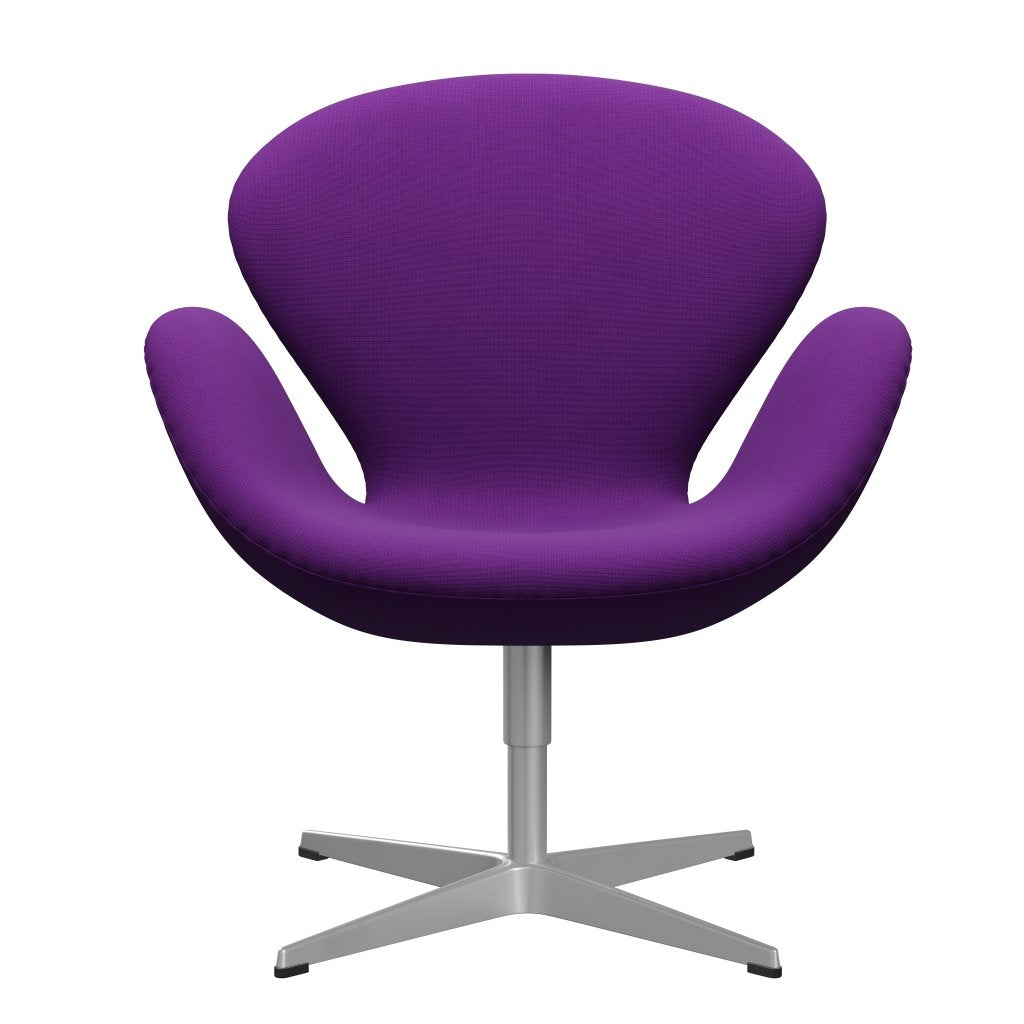 [product_category]-Fritz Hansen Swan Lounge Chair, Silver Grey/Fame Violet-Fritz Hansen-3320-F65084-SGBASE-FRI-1