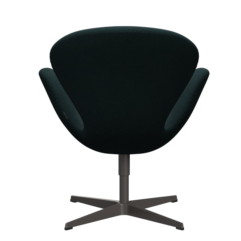 [product_category]-Fritz Hansen Swan Lounge Chair, Warm Graphite/Divina Dark Green (886)-Fritz Hansen-3320-DIV886-WGBASE-FRI-4