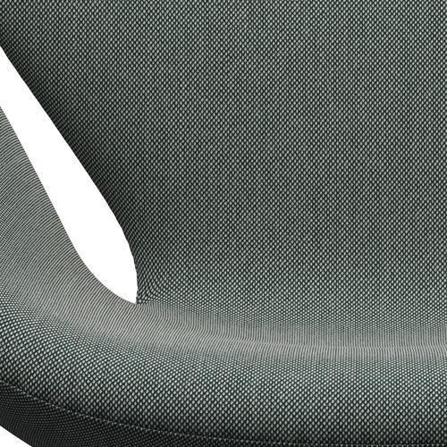 [product_category]-Fritz Hansen Swan Lounge Chair, Warm Graphite/Steelcut Trio White/Dark Green-Fritz Hansen-3320-STR916-WGBASE-FRI-6