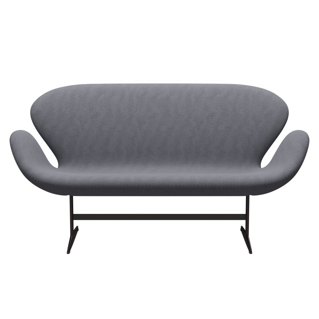 Fritz Hansen Swan Sofa 2-personers, brun brons/kristna ljusgrå