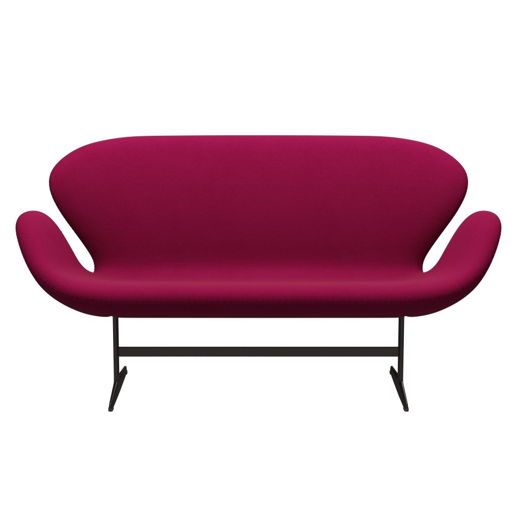 Fritz Hansen Svan soffa 2-personers, brun brons/divina mörk rosa