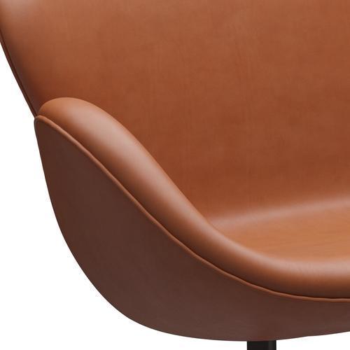 [product_category]-Fritz Hansen Swan Sofa 2 Seater, Brown Bronze/Grace Walnut-Fritz Hansen-3321-ELWAL-BBBASE-FRI-7