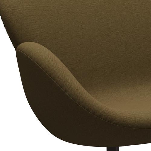 [product_category]-Fritz Hansen Swan Sofa 2 Seater, Brown Bronze/Tonus Khaki Green-Fritz Hansen-3321-TON974-BBBASE-FRI-7